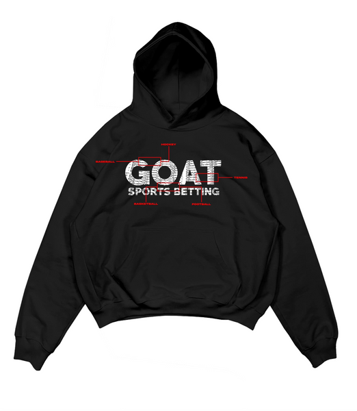 Sports Chat Hoodie - Black