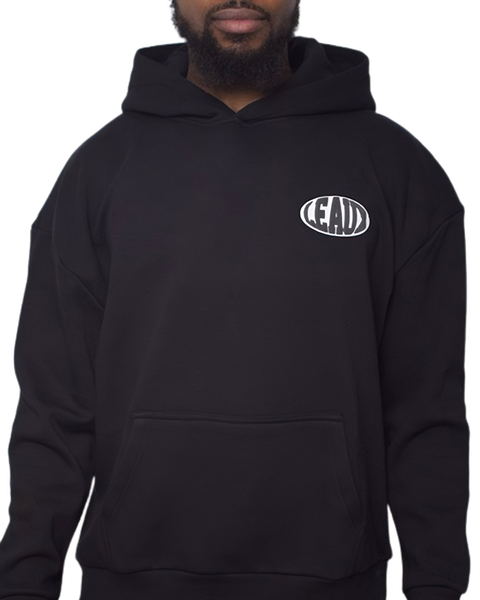 Leaux 3D Puff Hoodie - Black