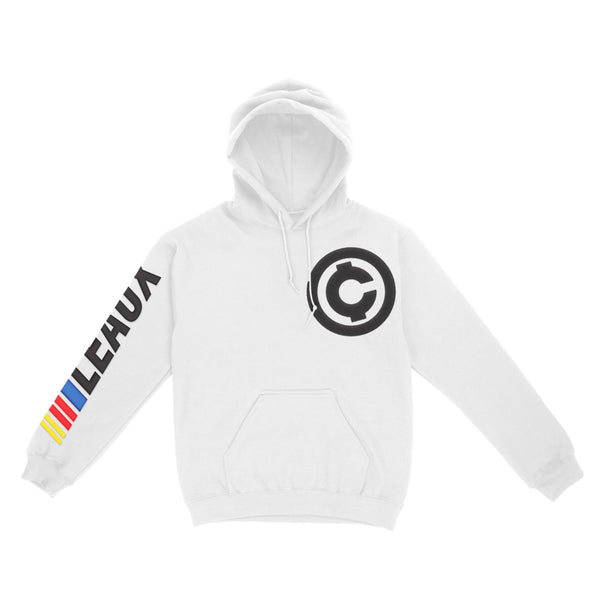 Leaux Circuit Hoodie - White